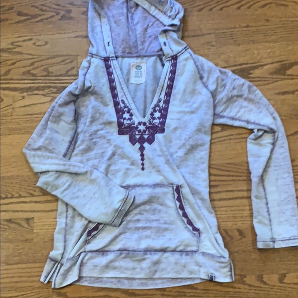 Boho Light purple thin sweatshirt